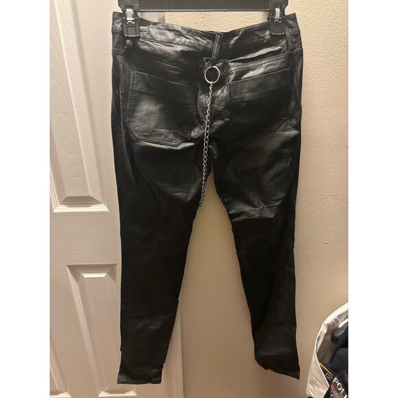 Tripp NYC flawed altered vegan leather black pants - Picture 10 of 13